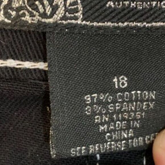 Women's Black and White U-51 Authentic Denim Shorts 5 Pocket Design Buttons - Picture 2 of 11